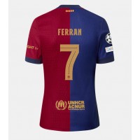 Barcelona Ferran Torres #7 Fotballklær Hjemmedrakt 2024-25 Kortermet